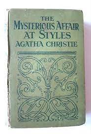 The Mysterious Affair At Styles Agatha Christie 1923 Cheap Edition Very Early Agatha Christie Agatha Christie Books Agatha