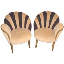 High Style Art Deco Fan Backed Side Chairs Art Deco Furniture Deco Chairs Art Deco Sofa