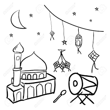 Eid is a very popular festival in the whole world, this festival is celebrated by muslims all over the world, eid will celebrate after 29 or 30 days of ramazan/ramadan that is totally depending on moon sight, every. Celebration Of Eid Al Fitr Doodle Design Royalty Free Cliparts Vectors And Stock Illustration Image 124857194