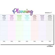 Planningpme vous permet de visualiser avec précision le planning de la semaine. Organiseur Planning Cdiscount