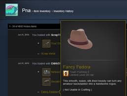 Suggestion: Non-Craftable Fancy Fedora at 4.33 ref - backpack.tf