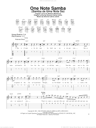 Bu program ile herhangi bir pdf dosyasını açabilecek, pdf dosyasının her sayfasına ek. Jobim One Note Samba Samba De Uma Nota So Sheet Music Easy For Guitar Solo Easy Tablature