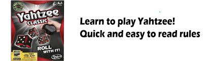 Yahtzee How To Play Easy To Read Rules Guide