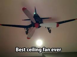 Turn A Plain Ceiling Fan Into A Plane Ceiling Fan Airplane Ceiling Fan Best Ceiling Fans