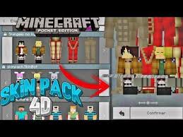 Each skin has some items with unique 3d models. Skin Pack 4d Para Minecraft Skins 4d Shingeki No Kyojin Skin Pack 4d 1 5 1 6 0 5 Minecraft Skins 4d Minecraft Skins Minecraft