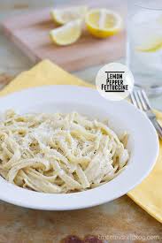 Lemon Pepper Fettuccine Taste And Tell Recipe Stuffed Peppers Recipes Tasty Pasta
