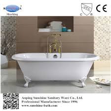 Tubs in good condition can bring anywhere from about $300 to $2,500 on the resale market. China Cast Iron Freestanding Massage Bath With Feet China Freestanding Bathtub Jacuzzi Bathtub