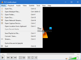 · click on the little arrow right next to the play button. Vlc Media Player Review Features Download