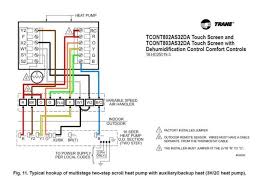 Trane heat pump wiring schematic. Heating Cooling T Stat Wiring Diagram Color Codes Schematic