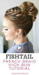 Hi Please Check Out Our New Long Hair Tips Post French Braid High Bun Tutorial Which Has Been High Bun Tutorials Braided Bun Hairstyles High Bun Hairstyles