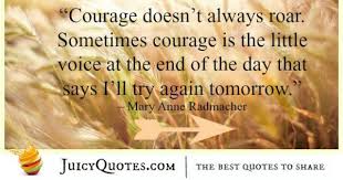 Then, with joy we thrive. Change Quote Mary Anne Radmacher With Picture