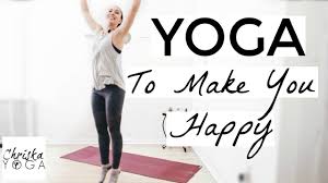 Repeat the same, two to three times. Yoga For Happiness 30 Min Yoga Yoga To Improve Mood Yoga For Energy Youtube