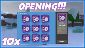 Once you reach the max weight you can carry. Roblox Jailbreak Opening 10x The Vault Safes Youtube