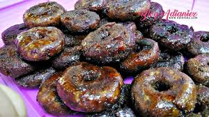 Gaulkan sehingga melekat pada kuih keria. Resepi Kuih Melayu Keria Keledek Ungu Gula Melaka