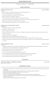 You'll get examples and a. Intern Business Analyst Resume Sample Mintresume
