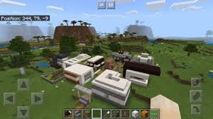 Modern houses make use of white blocks and slabs and open floors with plenty of glass walls. Modern Village Minecraft