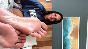 EF (PE) (GE) displays her hot Latina feet