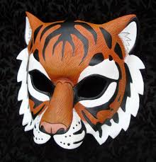 Merimask S Deviantart Gallery Tiger Mask Animal Masks Paper Mache Mask
