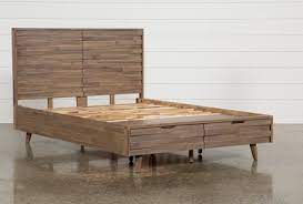 Caleb California King Platform Bed With Storage Living Spaces