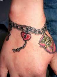 Pin By Tattoomaze On Tattoo Ideas Wrist Bracelet Tattoo Charm Bracelet Tattoo Charm Tattoo