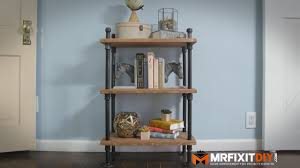 The lowdown here is that they don't offer enough surface space. Diy Industrial Pipe Book Shelf Youtube