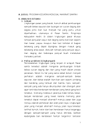Contoh Proposal Pengelolaan Sampah Di Sekolah Berbagi Contoh Proposal