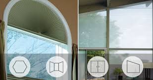 Oddly shaped windows are often quite striking. Specialty Blinds Window Coverings Hunter Douglas