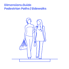 The designer will determine the walkway type most appropriate after considering the geometric constraints, railway traffic and line parameters. Sidewalk Walkway Layouts Dimensions Drawings Dimensions Com