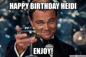 Happy Birthday Heidi