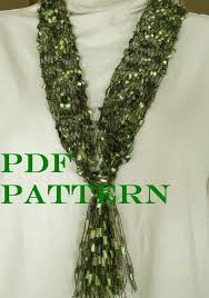 Check spelling or type a new query. Pattern For Knit Necklace Scarf Of Ladder Ribbon Yarn With Etsy