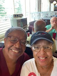 Reunion photo of best friends from high school