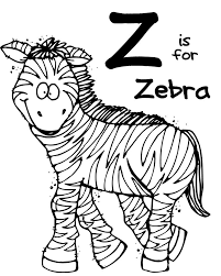 I can trace and color the letter a. We Love Being Moms Letter Z Zebra Kiddos Preschool Zoo Animal Coloring Pages Animal Coloring Pages Alphabet Coloring Pages