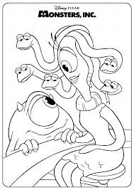 Great comedy, fantastic actors, and a lovely moral make this a classic. Printable Monsters Inc Mike Celia Coloring Pages