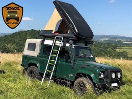 Accessoires 4x4 Tente De Toit Hussarde Quatro Raid Bivouac Mater Tente De Toit 4x4 Autocaravane