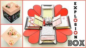Diy valentine's day explosion box card tutorial / handmade card ideas for scrapbook tutorial.9 valentine's day card ideas for explosion box,love greeting cards.how to make scrapbook pages,valentine's day card making ideas.in this video you will find. How To Make A Valentine S Day Explosion Box Card Craftbits Com