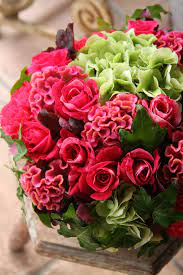 Just Love Celosia This Colour Combo Wedding Ceremony Flower Arrangements Flower Arrangements Flowers