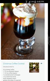Christmas Coffee Cocktail Yummy Drinks Christmas Food Christmas Drinks