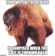 Image result for shit throwing contest