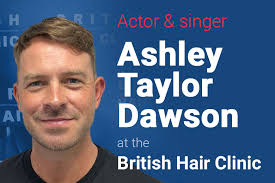 Ashley Taylor Dawson the latests Hollyoaks star to visit the British Hair  Clinic