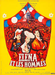 Elena Et Les Hommes Cartel Frances Diseno Rene Peron Elena Y Los Hombres Elena Et Les Hommes 1956 Francia Italia Director Jean Renoir I Film Francese