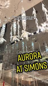 Aurora Art Installation at Simons in West Edmonton Mall