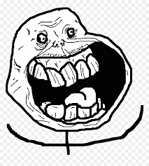 Meme generator, instant notifications, image/video download, achievements and. Rage Troll Face Png Forever Alone Happy Meme Transparent Png Vhv