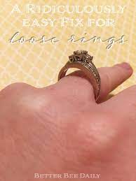 Easy Fix To Make Your Rings Resized Smaller Life Hack The Barivangelist Big Rings Small Rings Make A Ring Smaller