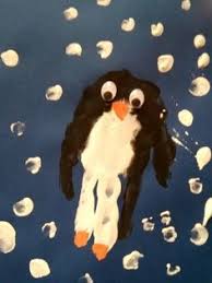 Rosa Rote Welt Basteln Mit Kindern Handabdruck Pinguin Basteln Weihnachten Winter Basteln Mit Kindern Basteln Weihnachten