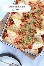klassieke enchilada s chickslovefood recept enchilada recepten eten recepten lekker eten