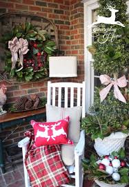 Farm house style front porch christmas decorations. A Farmhouse Christmas The Everyday Home