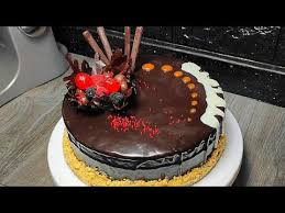 تزيين تورتة سهلة جدا وأى حد يقدر يعملها وجميلة وبسيطة youtube desserts food cake