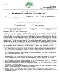 It can make it seem as if you slept through your alarm, and it may leave coworkers scrambling to cover your work during the time it takes your supervisor to find a how to write a resignation letter without notice. 20 Printable Donate Sick Leave To Another Employee Forms And Templates Fillable Samples In Pdf Word To Download Pdffiller