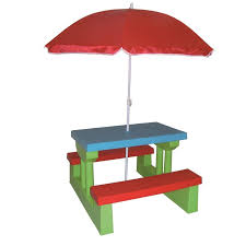 Find Sommersult Children S Outdoor Bench Setting With Umbrella At Bunnings Warehouse Visit Your Local Store For Th Table And Bench Set Bench Set Outdoor Bench