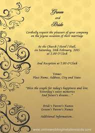 If This One Were In Different Colors And On Nice Cardstock It Would Hindu Wedding Invitations Indian Wedding Invitation Wording Hindu Wedding Invitation Cards